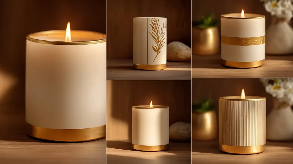 Bougies de mariage DIY : cadeaux d'invités personnalisés et pas chers